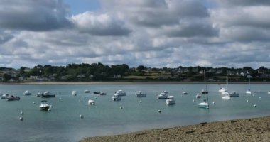 Perros Guirec, Liman, Cotes d 'Armor Departmanı, Brittany Fransa