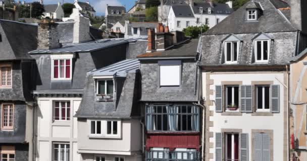 Morlaix Place Allende Finistere Department Brittany France — Stock Video