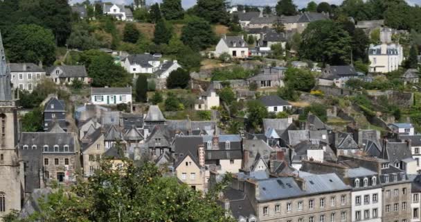 Morlaix Finistere Department Brittany France — Stock Video