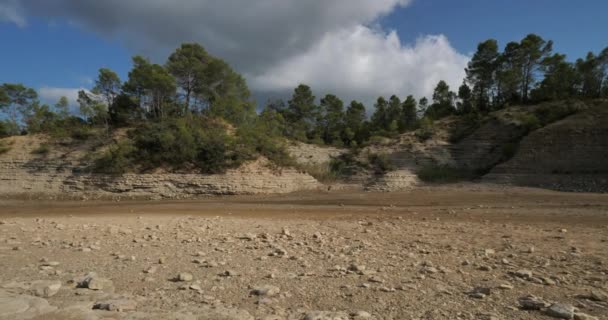 Lake Claret Suring Dry Season Herault Department Francia — Video Stock