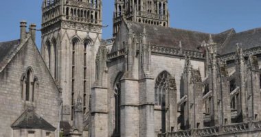 Fransa 'da Saint Corentin Katedrali, Quimper, Brittany