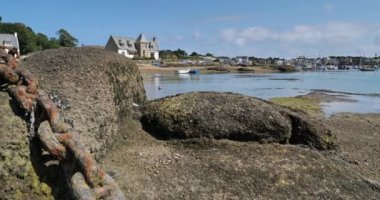 Tregastel tarafından Ploumanach limanı, Fransa, Brittany