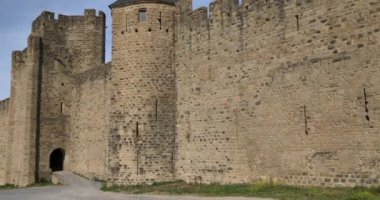 Carcassonne, Avrupa 'nın en büyük kale kalesi, Aude Departmanı, Fransa