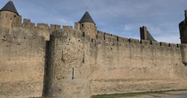 Carcassonne, Avrupa 'nın en büyük kale kalesi, Aude Departmanı, Fransa