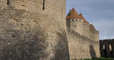 Carcassonne, Avrupa 'nın en büyük kale kalesi, Aude Departmanı, Fransa