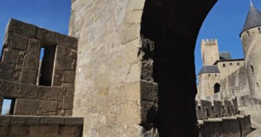 Carcassonne, Avrupa 'nın en büyük kale kalesi, Aude Departmanı, Fransa