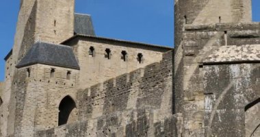 Carcassonne, Avrupa 'nın en büyük kale kalesi, Aude Departmanı, Fransa
