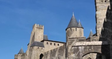 Carcassonne, Avrupa 'nın en büyük kale kalesi, Aude Departmanı, Fransa