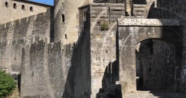 Carcassonne, Avrupa 'nın en büyük kale kalesi, Aude Departmanı, Fransa