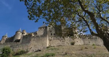 Carcassonne, Avrupa 'nın en büyük kale kalesi, Aude Departmanı, Fransa
