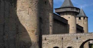 Carcassonne, Avrupa 'nın en büyük kale kalesi, Aude Departmanı, Fransa
