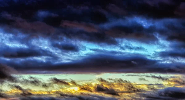 Background Dark Sky Clouds Storm Evening — Stock Photo, Image