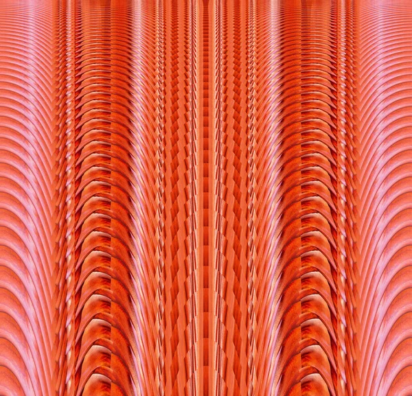 Illustraties Abstracte Rode Kleurrijke Achtergrond Met Gestrekte Verticale Symmetrische Vormen — Stockfoto