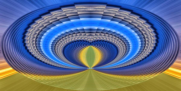 Çarpık Oval Arkaplan Çeşitli Şekiller Koyu Renkler Illüstrasyon — Stok fotoğraf