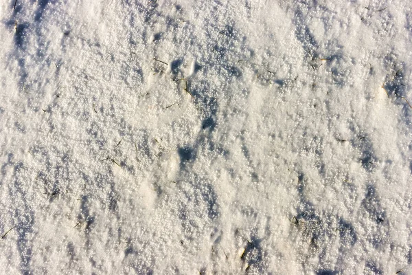 Struttura Sfondo Una Superficie Neve Congelata Una Vista Superiore Giorno — Foto Stock