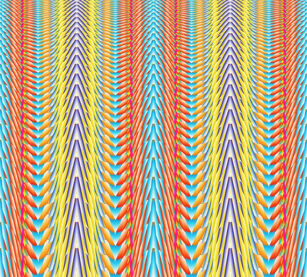 Illustrative Colorful Background Stretched Vertical Bar Symmetry Colors Shapes — Stock Photo, Image