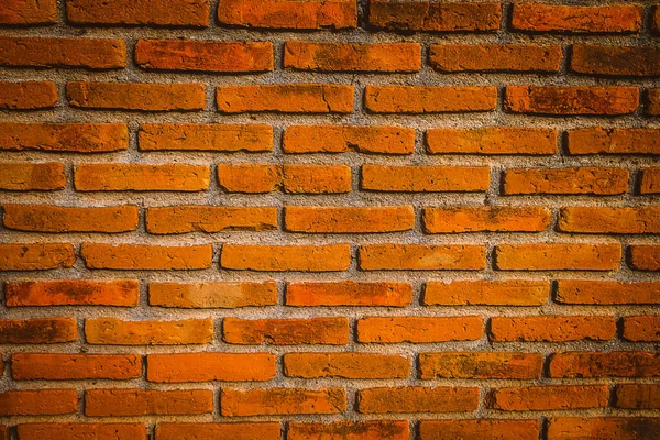 Arancio Mattone Muro Sfondo — Foto Stock