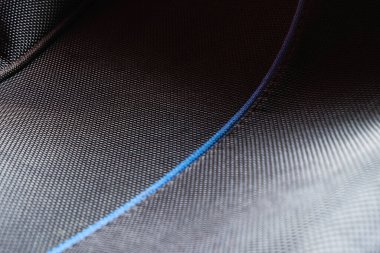 Sentetik çantanın siyah arka planı