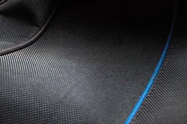 Sentetik çantanın siyah arka planı