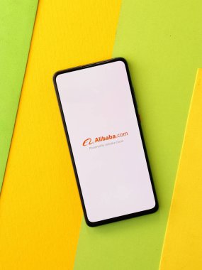 Assam, Hindistan - 14 Temmuz 2020: Alibaba B2B 'nin önde gelen çevrimiçi ticaret pazarı.