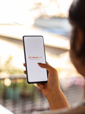 Assam, Hindistan - 14 Temmuz 2020: Alibaba B2B 'nin önde gelen çevrimiçi ticaret pazarı.