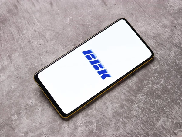 Assam Indien November 2020 Bbk Elektronik Logotyp Telefonskärm Stock Bild — Stockfoto