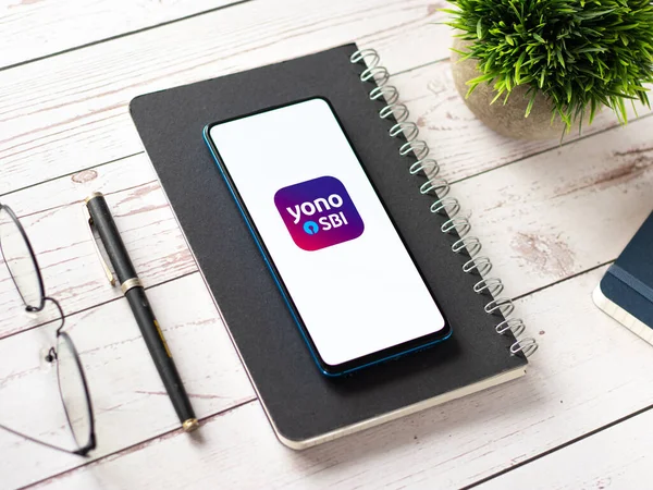 Assam India Juli 2020 Sbi Yono Mobiele App Logo — Stockfoto