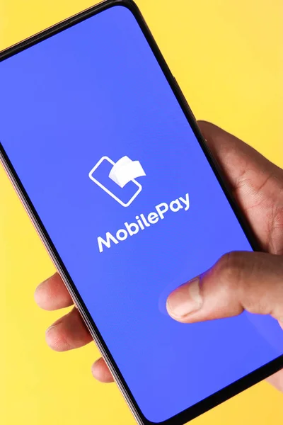 West Bangal India Augusztus 2021 Mobile Pay App Logo Phone — Stock Fotó