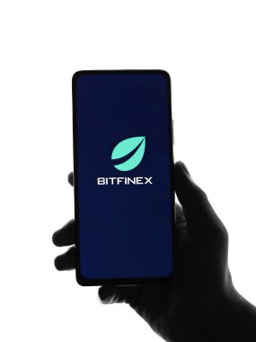 Assam, Hindistan - 10 Mart 2021: Telefon ekranı görüntüsünde Bittrex logosu.
