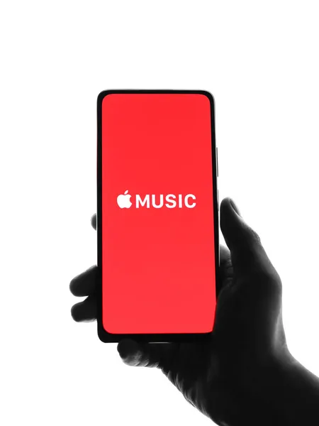 West Bangal India Septiembre 2021 Logo Apple Music Imagen Stock — Foto de Stock