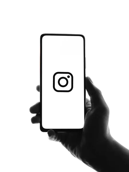 West Bangal India Září 2021 Instagram Logo Fotobance Telefonu — Stock fotografie