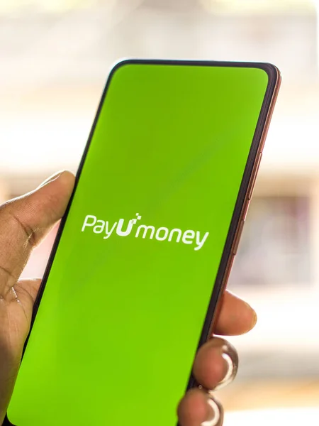 West Bangal India Szeptember 2021 Payu Money Logo Phone Screen — Stock Fotó