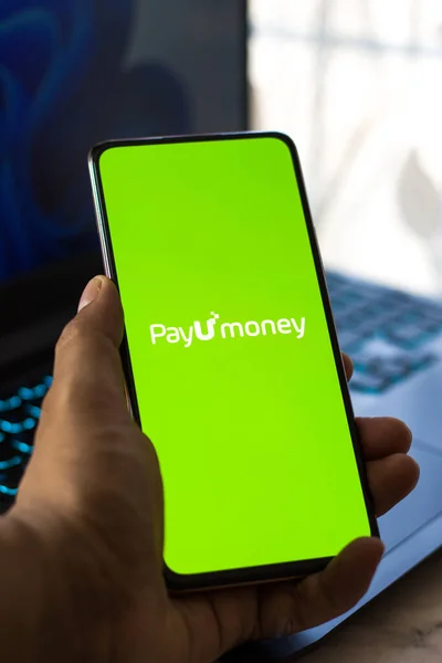 West Bangal India Szeptember 2021 Payu Money Logo Phone Screen — Stock Fotó