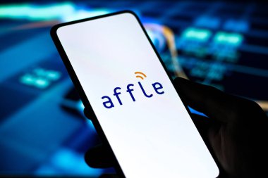 Batı Bangal, Hindistan - 09 Ekim 2021: Telefon ekranında Affle logosu.