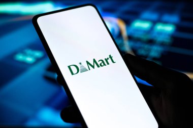 Assam, Hindistan - 09 Haziran 2020: Çevrimiçi bir market alışveriş uygulaması.