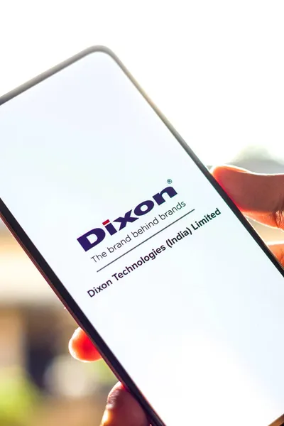 West Bangal Indien Oktober 2021 Dixon Technologies Logo Auf Dem — Stockfoto
