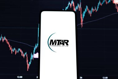 Batı Bangal, Hindistan - 09 Ekim 2021: Telefon ekranında MTAR Teknolojileri logosu.