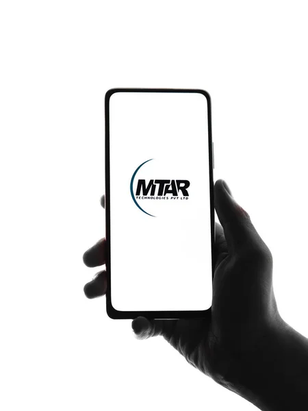 West Bangal Indien Oktober 2021 Logo Von Mtar Technologies Auf — Stockfoto