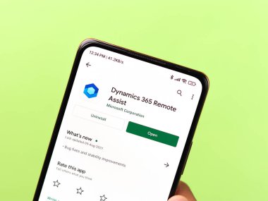 Batı Bangal, Hindistan - 11 Kasım 2021: Microsoft Dynamics 365 logosu.
