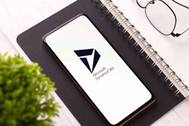 Batı Bangal, Hindistan - 11 Kasım 2021: Microsoft Dynamics 365 logosu.