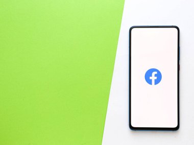 Assam, Hindistan - 09 Haziran 2020: Facebook en büyük sosyal medya platformu.