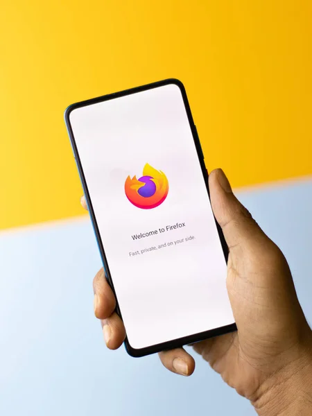 Assam India Juni 2020 Firefox Een Veilige Browser App — Stockfoto