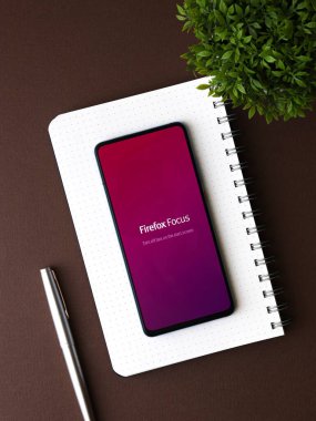 Assam, Hindistan - 9 Temmuz 2020: Firefox bir gizlilik tarayıcısı.