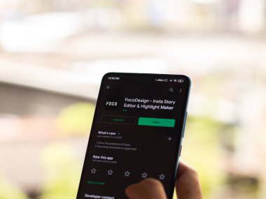 Assam, Hindistan - 22 Ağustos 2020: Instagram uygulaması bir hisse senedi resmi tasviri.