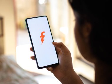 Assam, Hindistan - 23 Mayıs 2020: şarj ve fatura için serbest şarj uygulaması, upi,