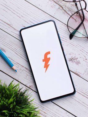 Assam, Hindistan - 23 Mayıs 2020: şarj ve fatura için serbest şarj uygulaması, upi,