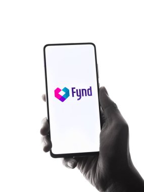Telefon ekranında logo bul.