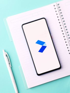 Assam, Hindistan - 31 Ocak 2021: Telefon ekranı görüntüsünde Google Ölçüm logosu.