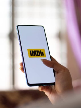 Assam, Hindistan - 28 Temmuz 2020: IMDB Film bilgileri için çevrimiçi bir veritabanı. 