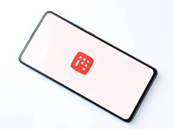 Assam India Abril 2021 Inshot Logo Phone Screen Stock Image — Foto de Stock